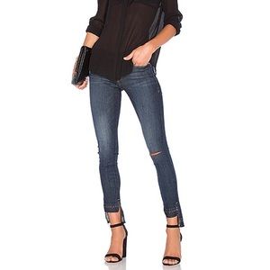 Frame le skinny de Jeanne unravel hem